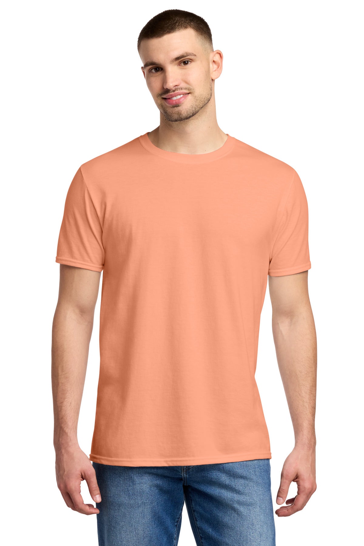 Jerzees Premium Blend Ring Spun T-Shirt 560M - Peach - front