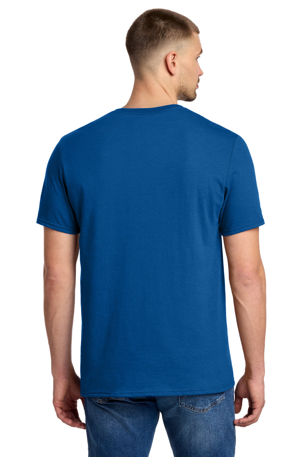 Jerzees Premium Blend Ring Spun T-Shirt 560M - Royal - back