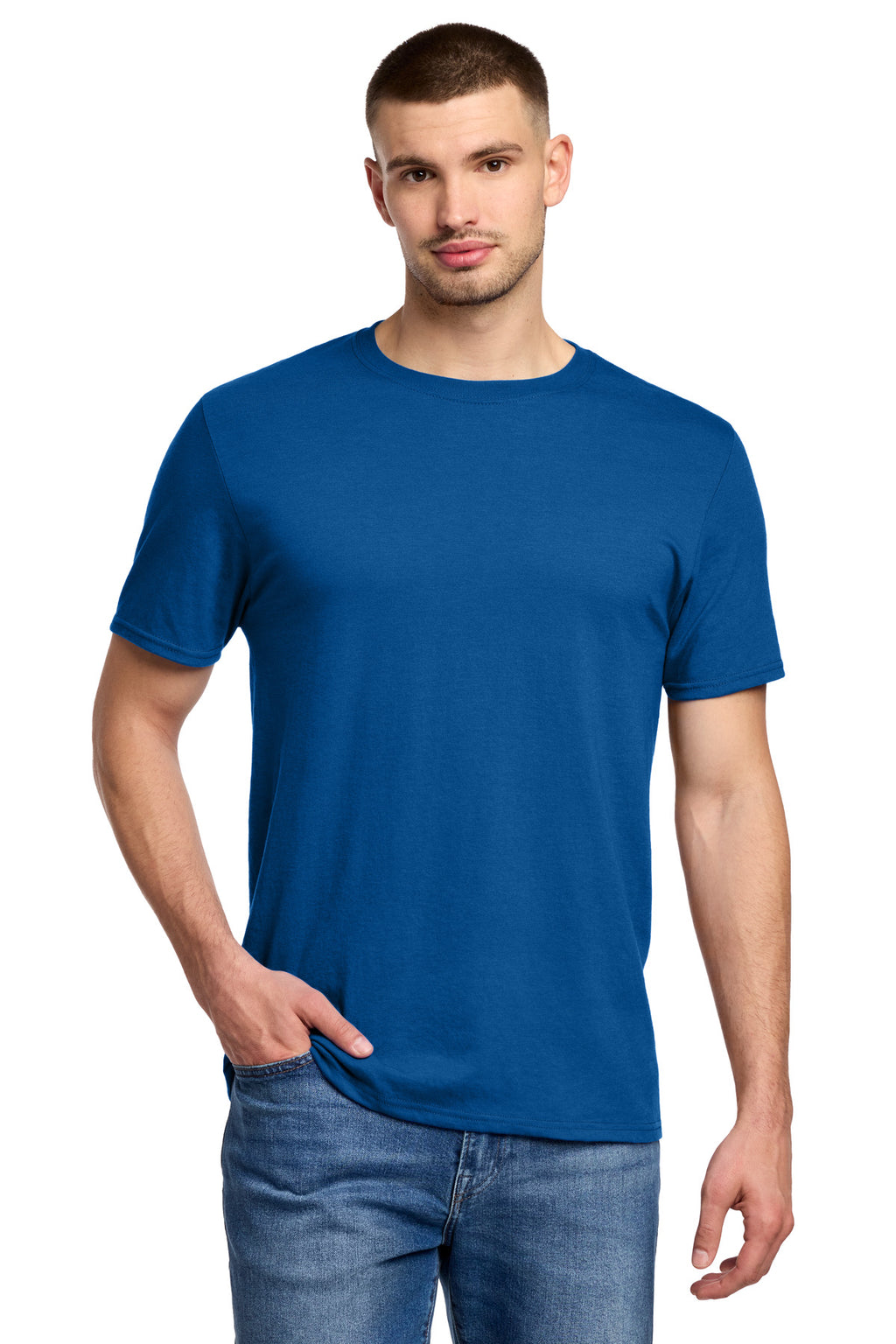 Jerzees Premium Blend Ring Spun T-Shirt 560M - Royal - front