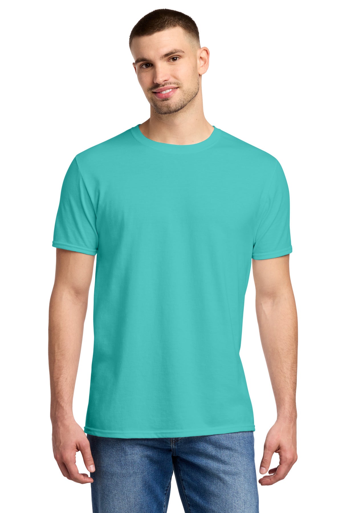 Jerzees Premium Blend Ring Spun T-Shirt 560M - Scuba Blue - front