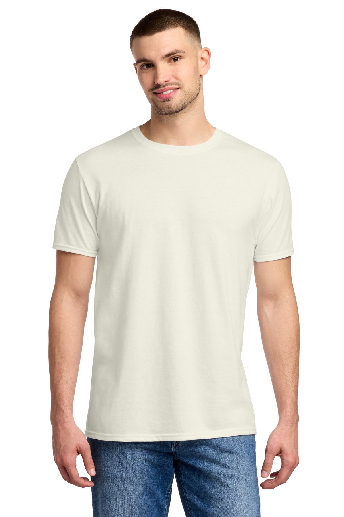 Jerzees Premium Blend Ring Spun T-Shirt 560M - Sweet Cream Heather - front