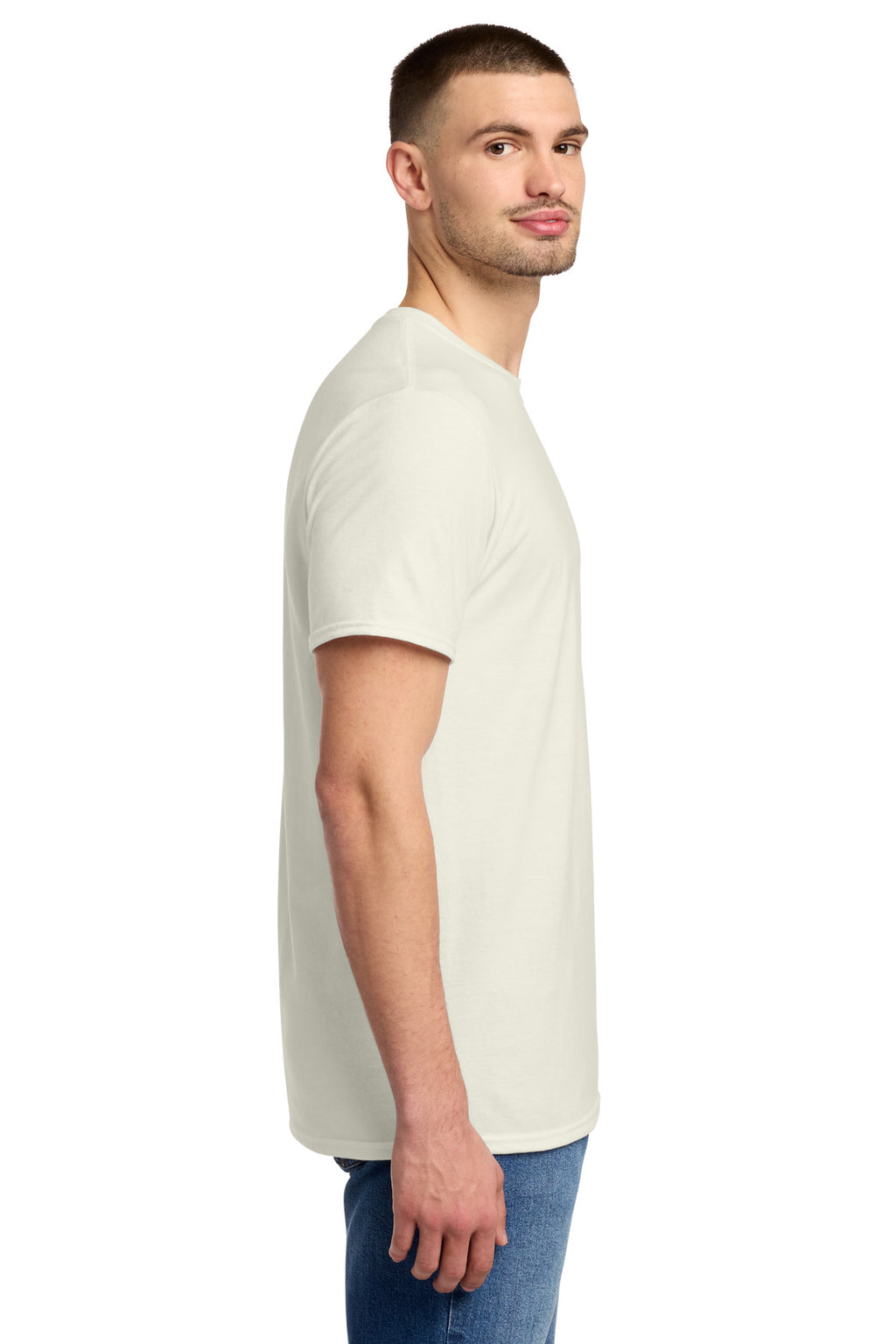 Jerzees Premium Blend Ring Spun T-Shirt 560M - Sweet Cream Heather - side