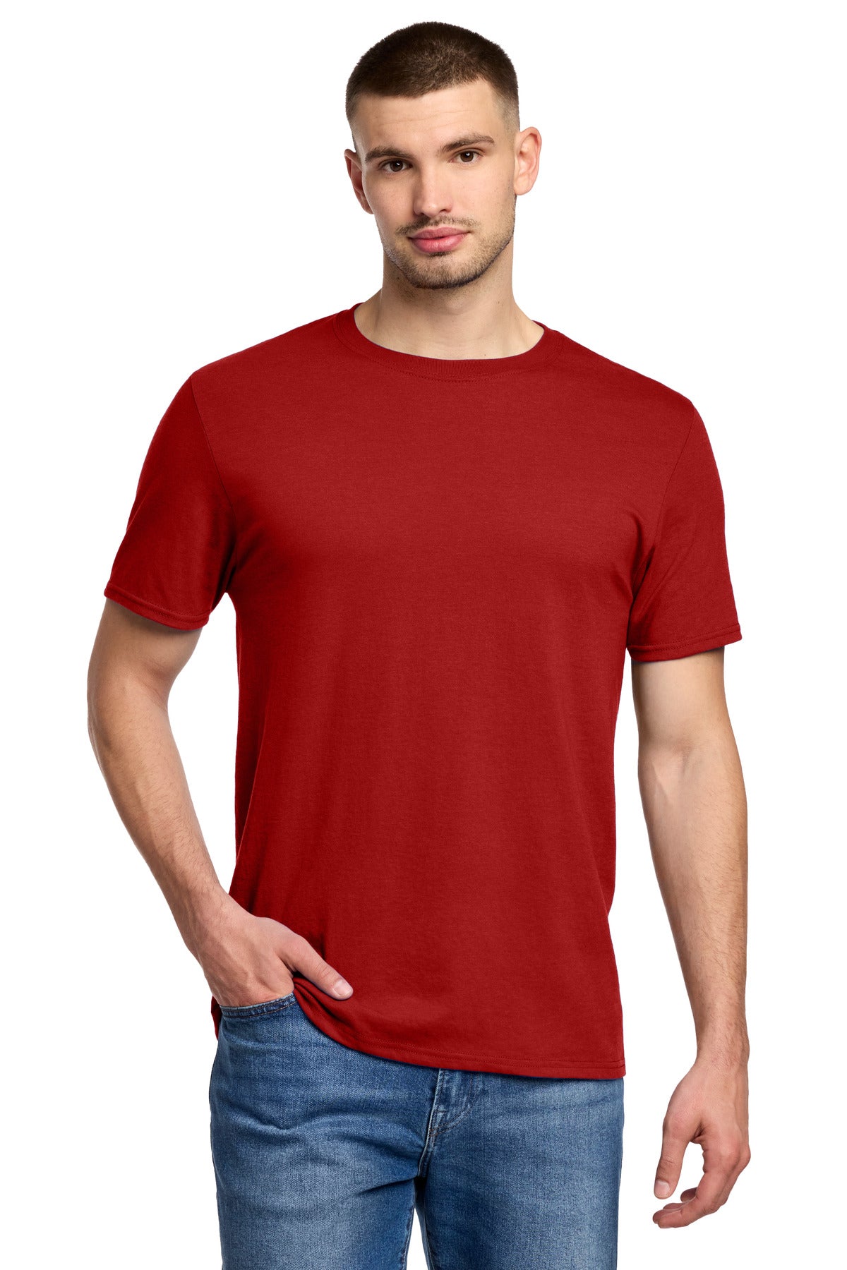 Jerzees Premium Blend Ring Spun T-Shirt 560M - True Red - front