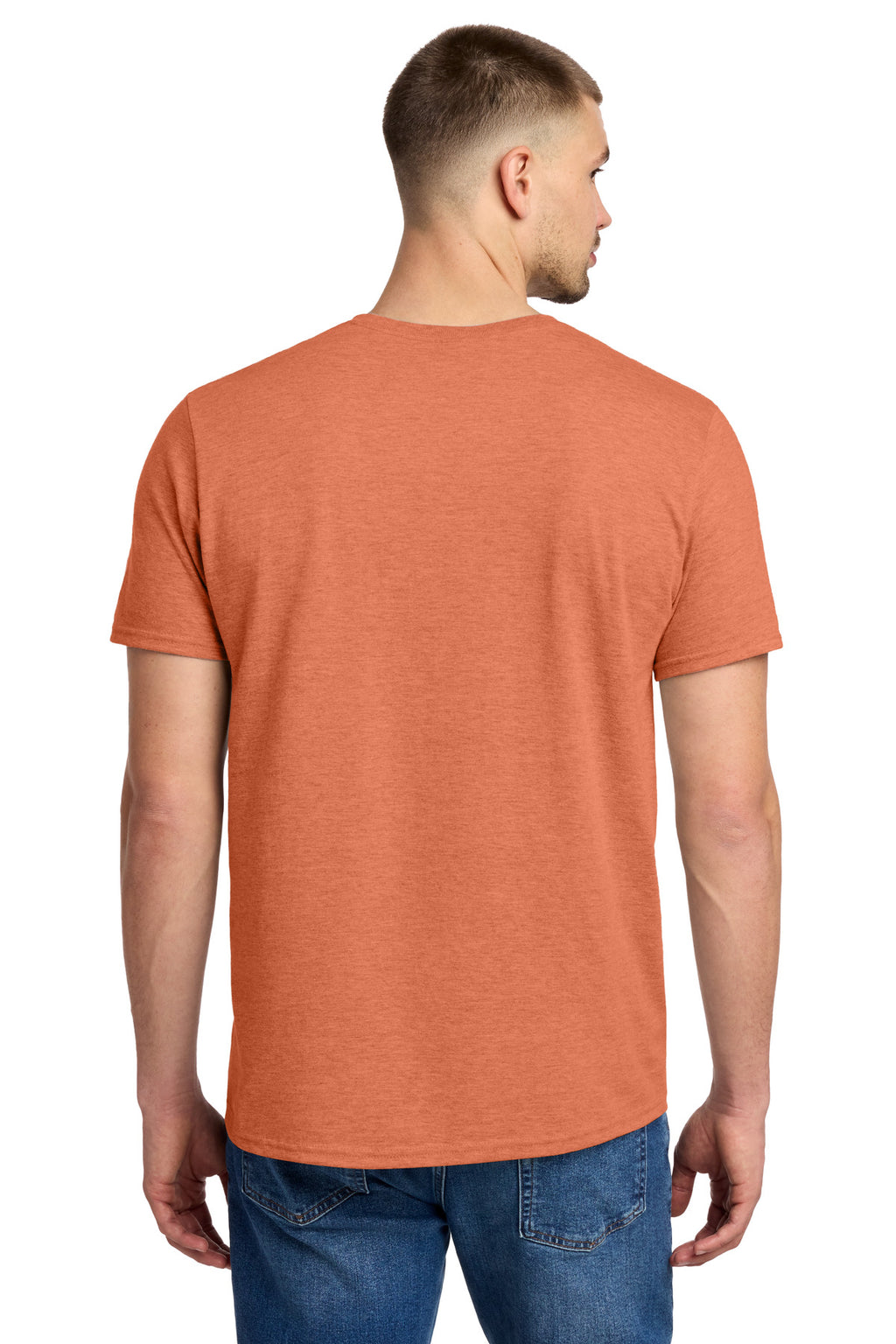 Jerzees Premium Blend Ring Spun T-Shirt 560M - Vintage Heather Orange - back