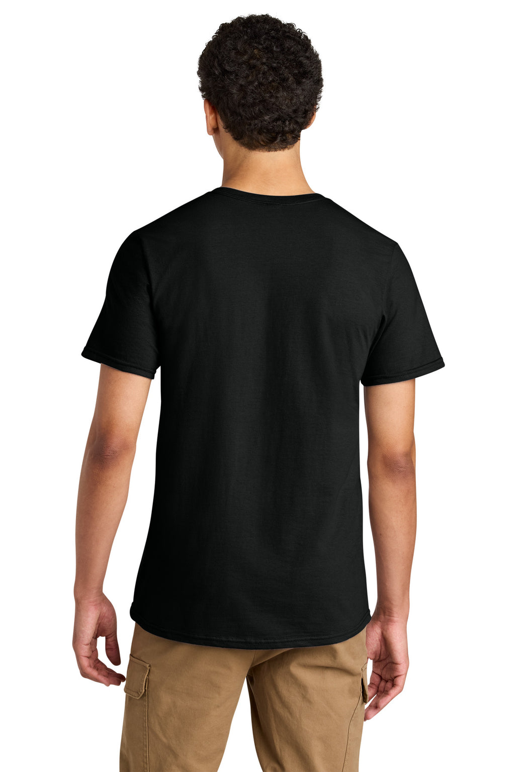 Jerzees Unisex Premium Combed Ring Spun Cotton Tee 570M - Black Ink - back