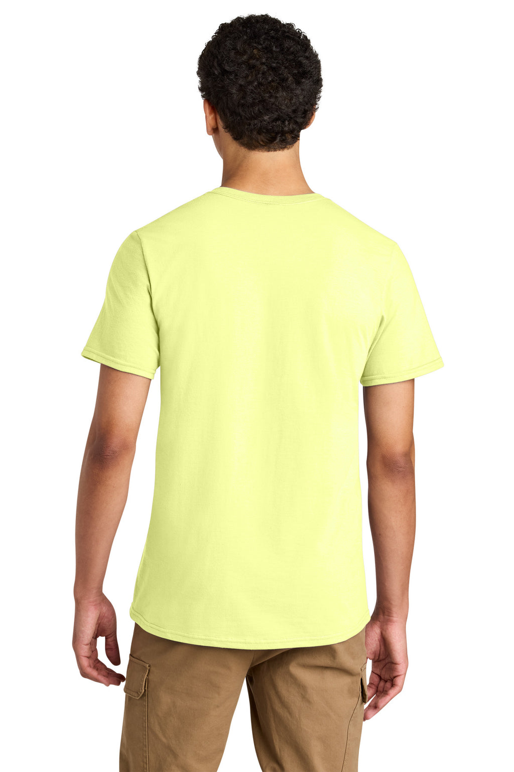 Jerzees Unisex Premium Combed Ring Spun Cotton Tee 570M - Celery Juice - back