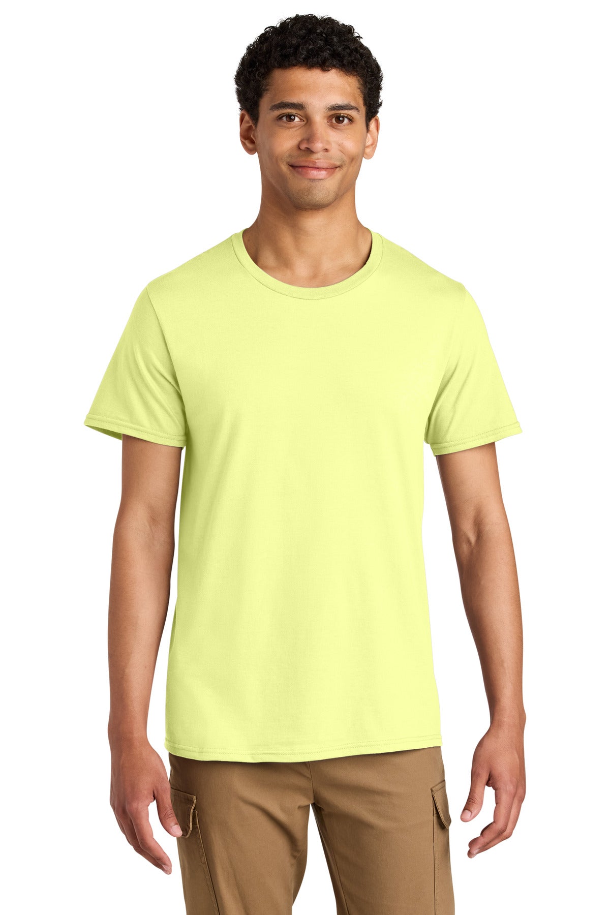 Jerzees Unisex Premium Combed Ring Spun Cotton Tee 570M - Celery Juice - front