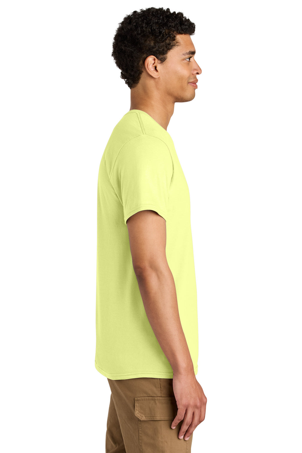 Jerzees Unisex Premium Combed Ring Spun Cotton Tee 570M - Celery Juice - side