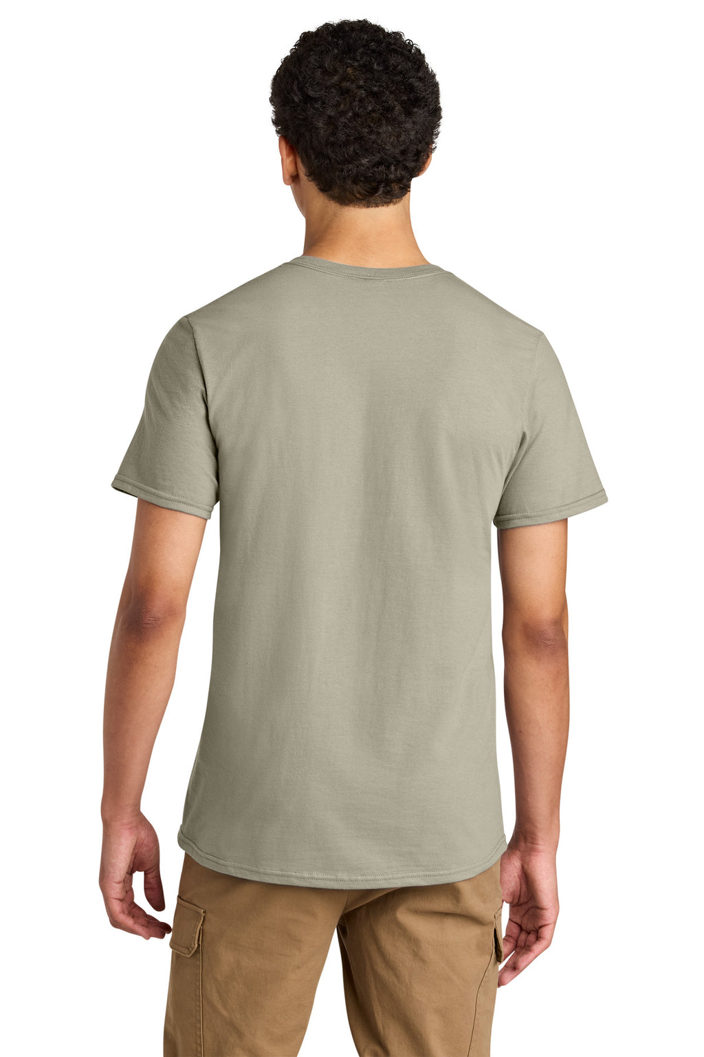 Jerzees Unisex Premium Combed Ring Spun Cotton Tee 570M - Clay - back