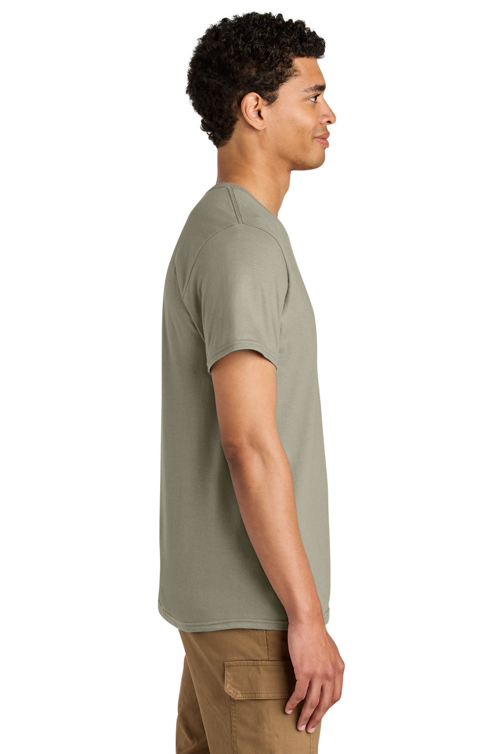 Jerzees Unisex Premium Combed Ring Spun Cotton Tee 570M - Clay - side