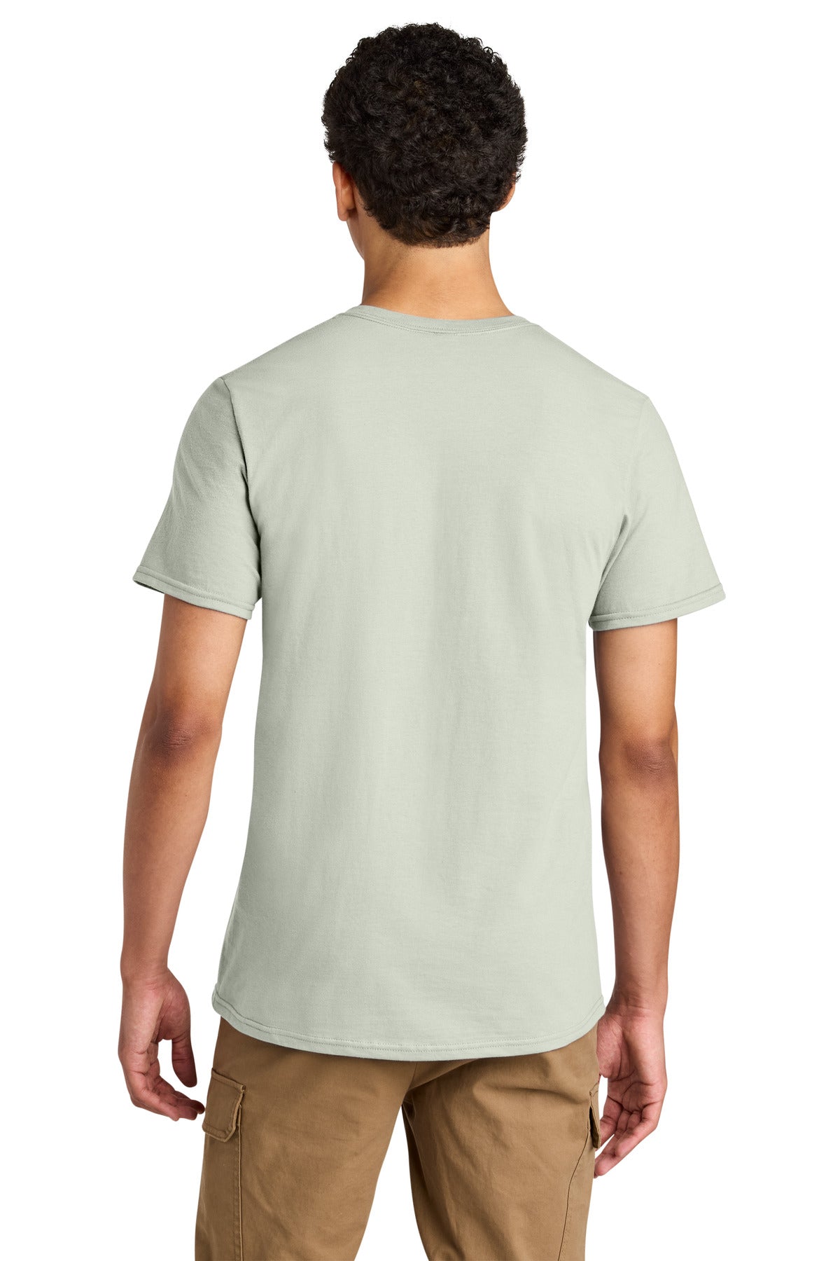 Jerzees Unisex Premium Combed Ring Spun Cotton Tee 570M - Limestone - back