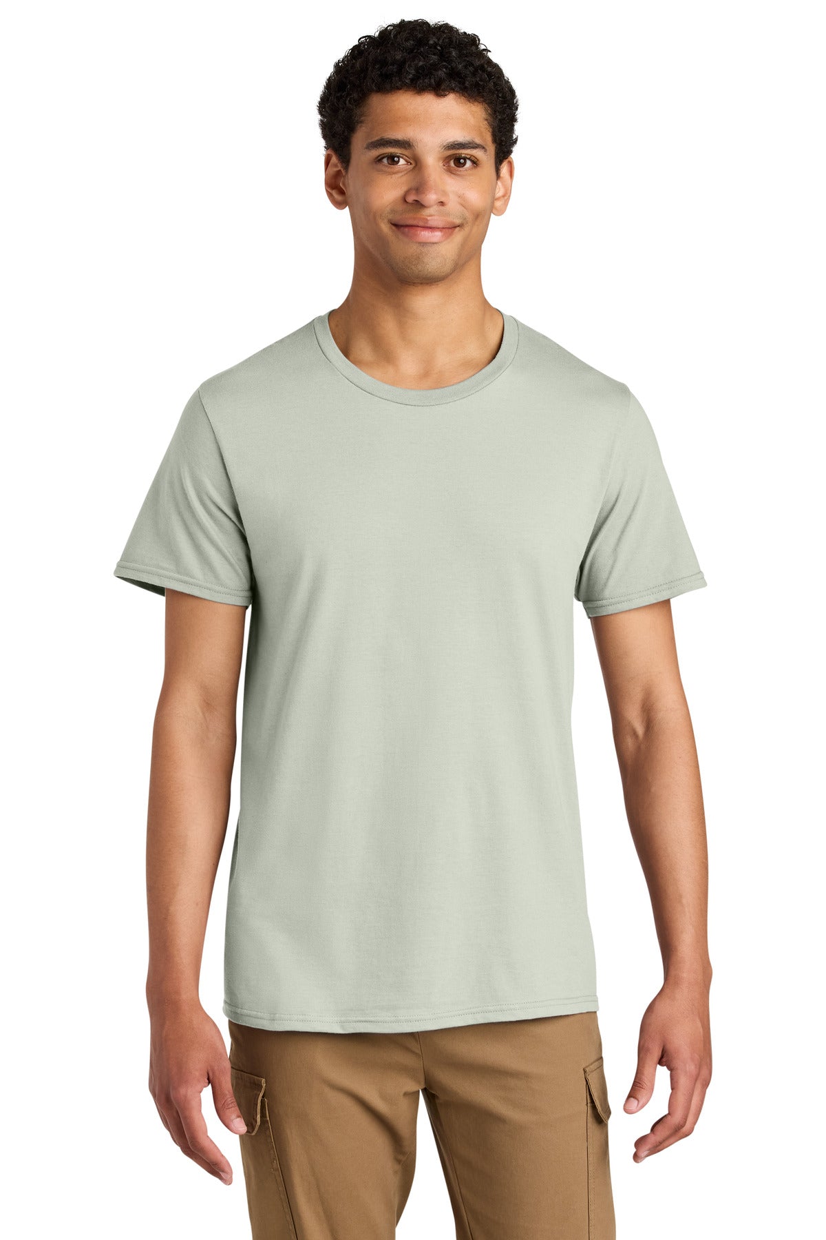 Jerzees Unisex Premium Combed Ring Spun Cotton Tee 570M - Limestone - front