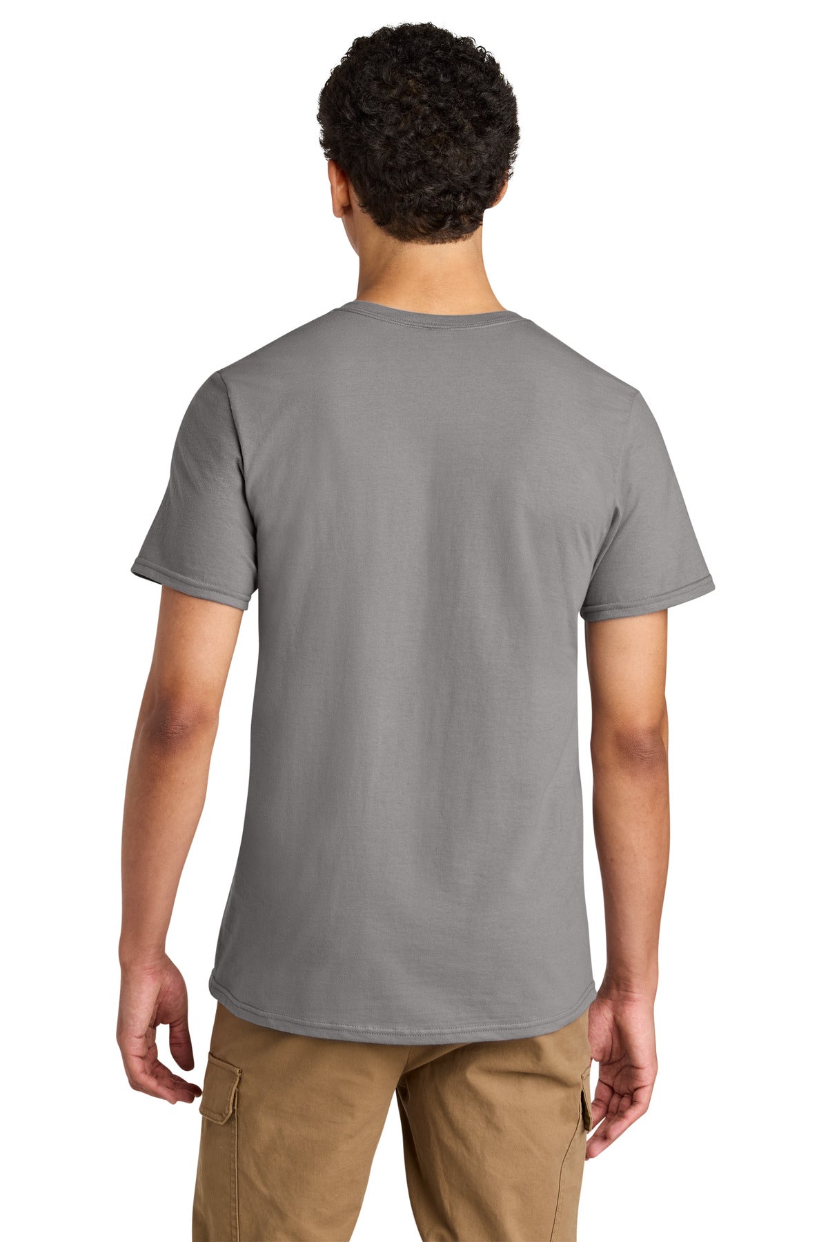 Jerzees Unisex Premium Combed Ring Spun Cotton Tee 570M - Rock - back