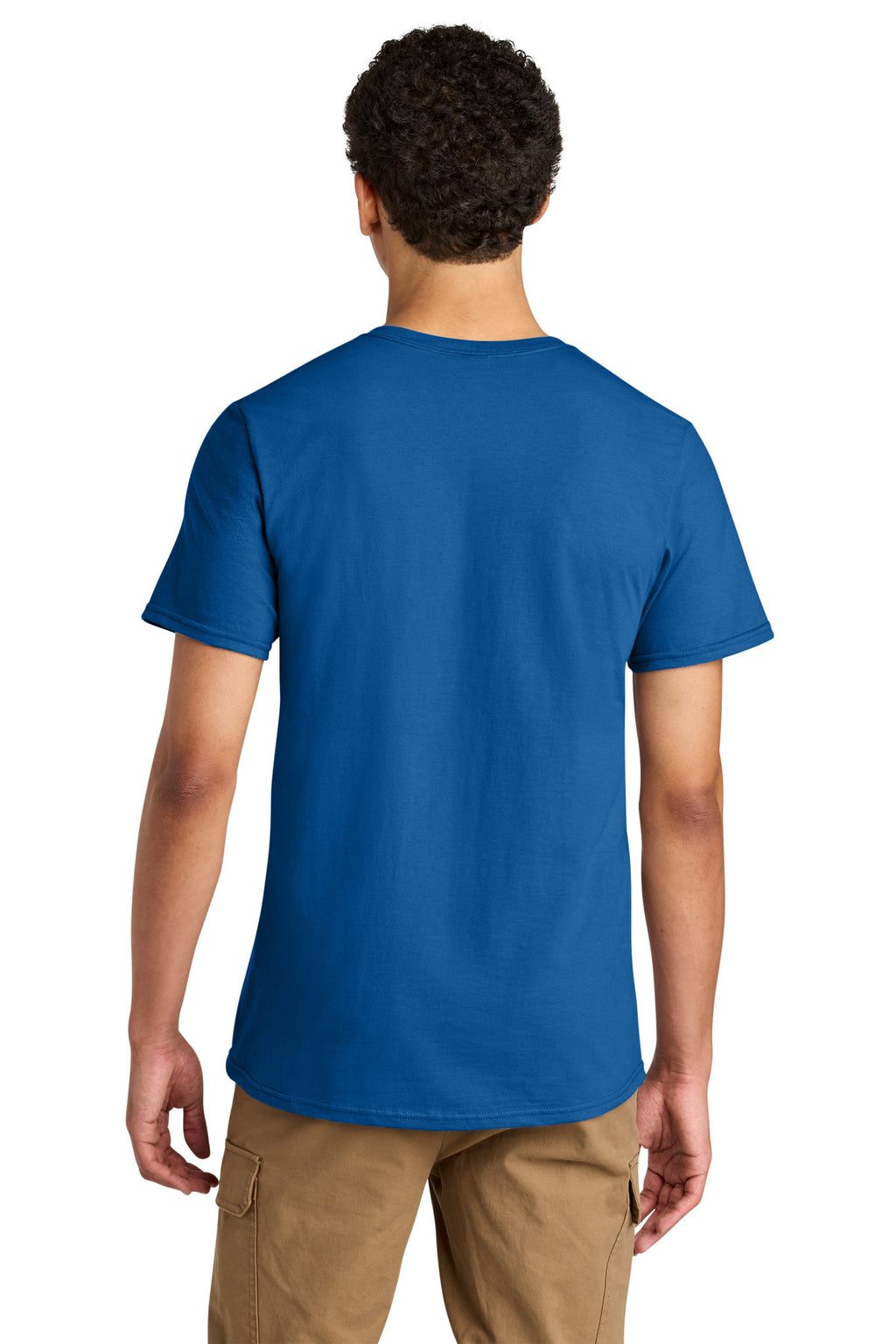 Jerzees Unisex Premium Combed Ring Spun Cotton Tee 570M - Royal - back