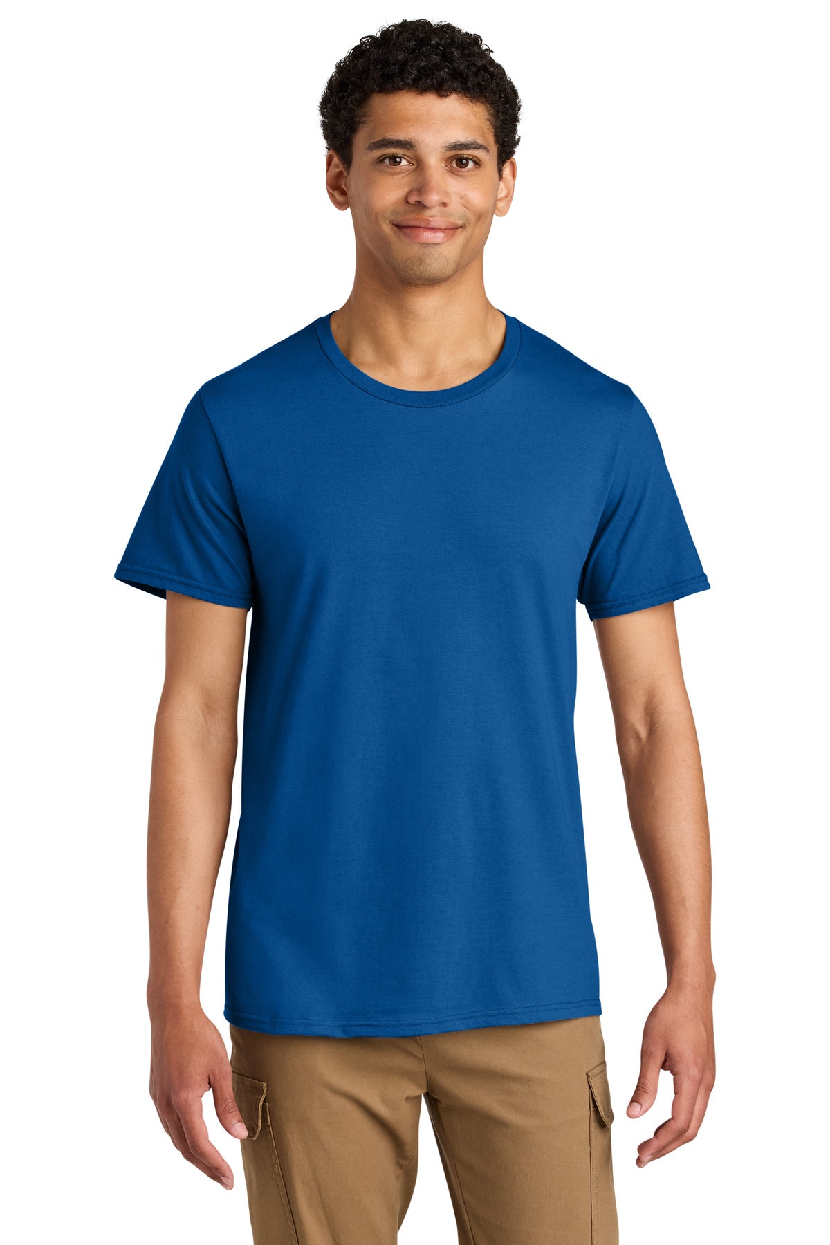 Jerzees Unisex Premium Combed Ring Spun Cotton Tee 570M - Royal - front