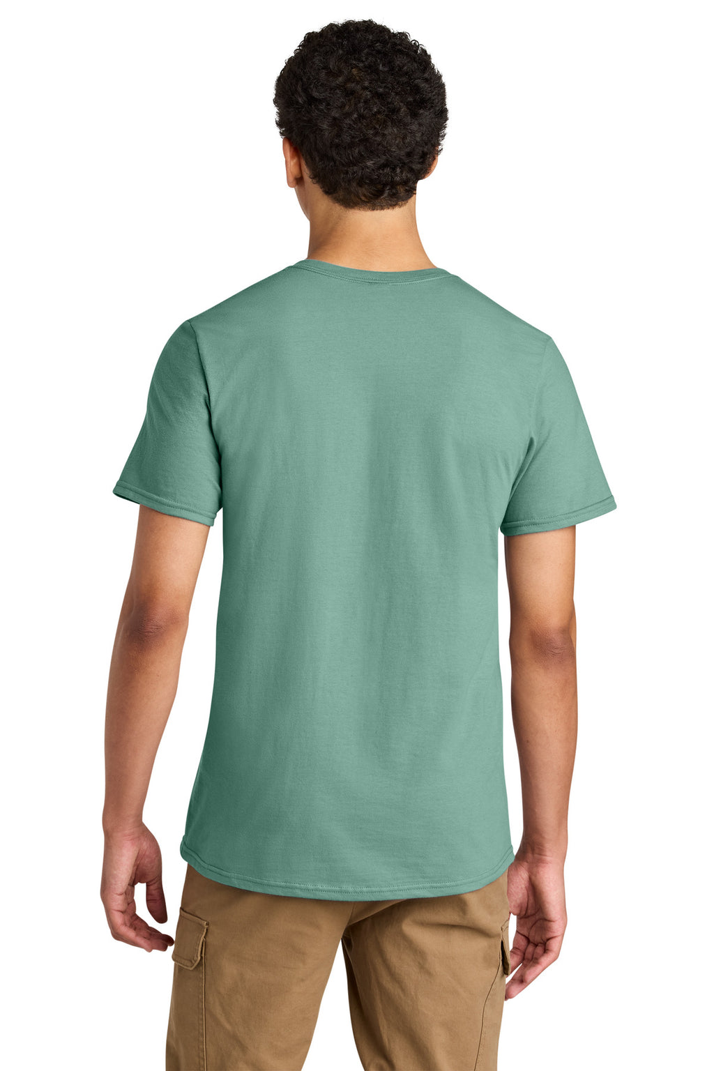 Jerzees Unisex Premium Combed Ring Spun Cotton Tee 570M - Sage - back