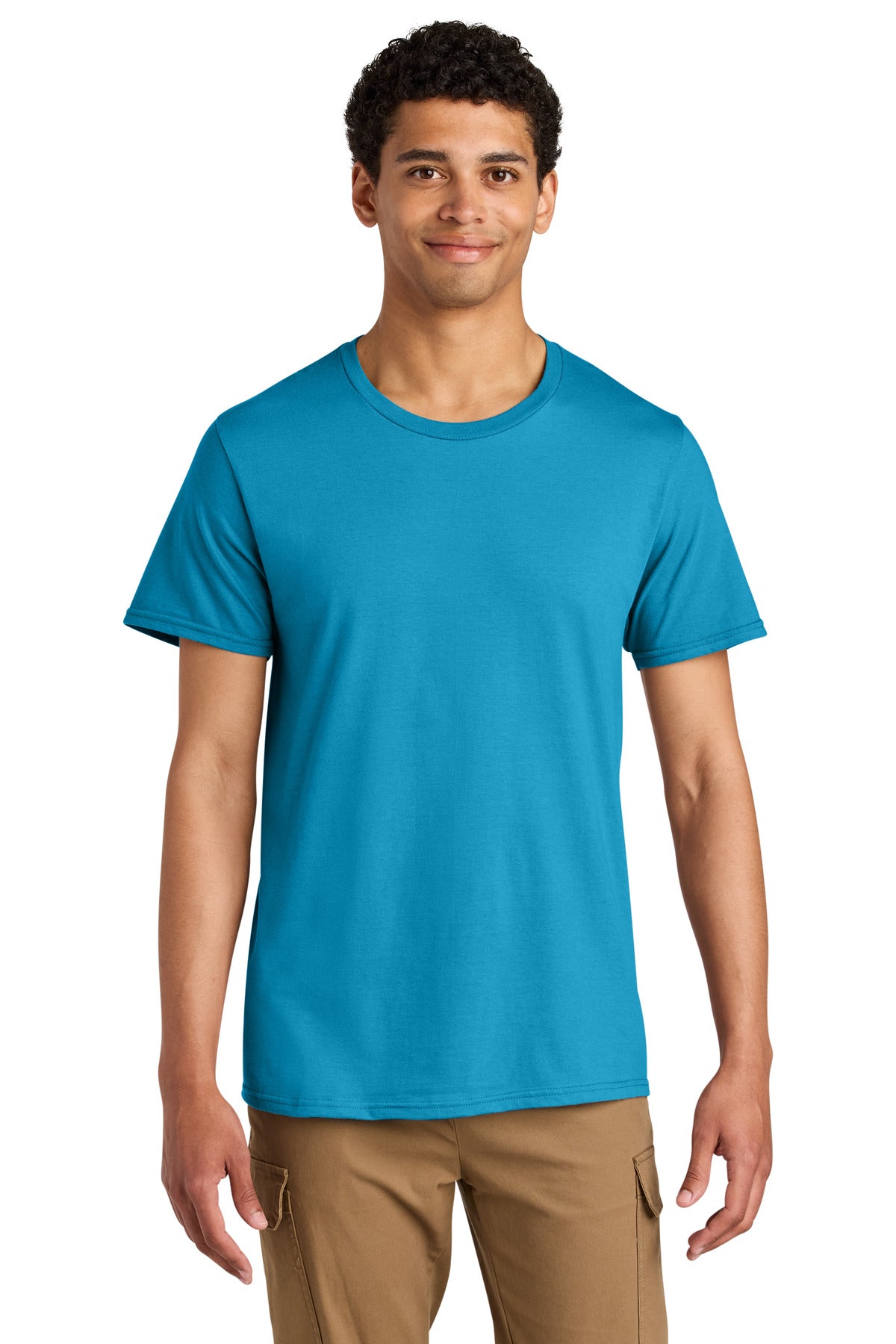 Jerzees Unisex Premium Combed Ring Spun Cotton Tee 570M - Soul Blue - front