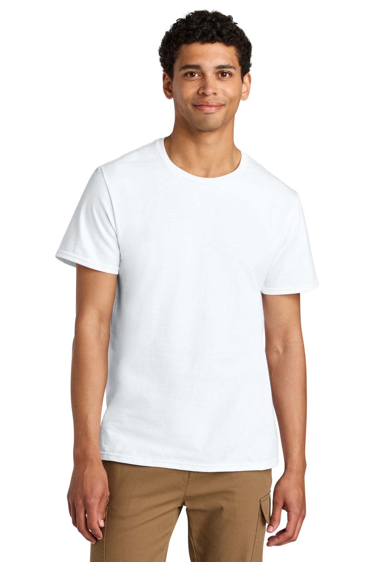 Jerzees Unisex Premium Combed Ring Spun Cotton Tee 570M - White - front