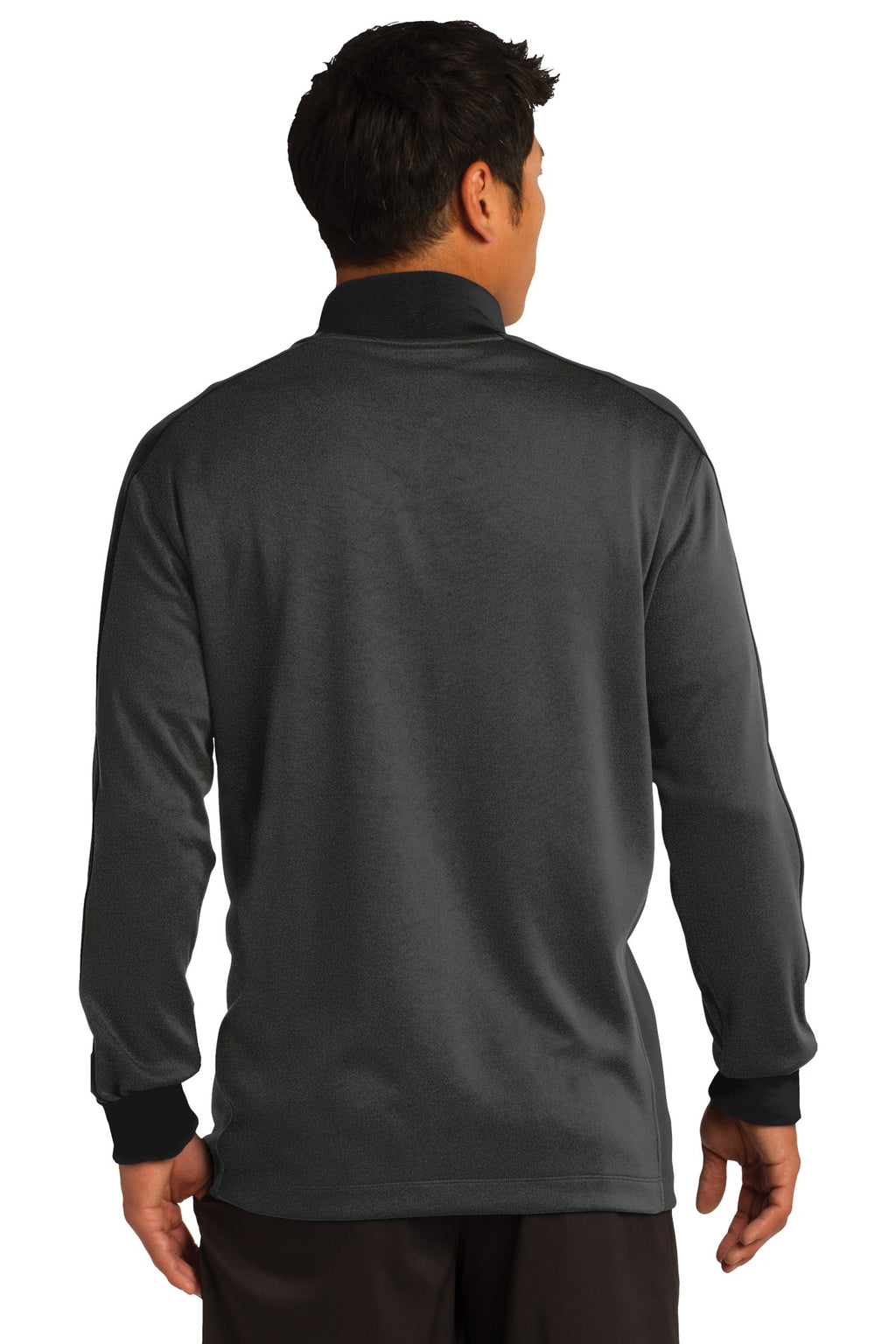 Nike Dri-FIT 1/2-Zip Cover-Up. 578673 - Anthracite Heather/ Black - back