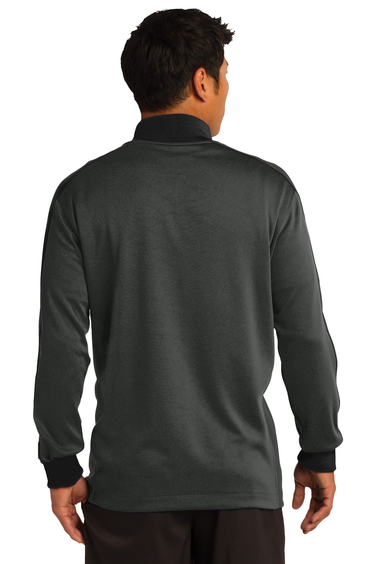 Nike Dri-FIT 1/2-Zip Cover-Up. 578673 - Anthracite Heather/ Black - back