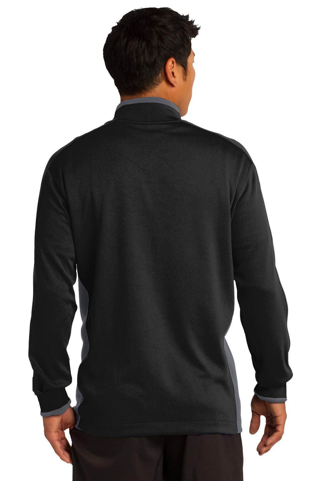 Nike Dri-FIT 1/2-Zip Cover-Up. 578673 - Black/ Dark Grey/ White - back