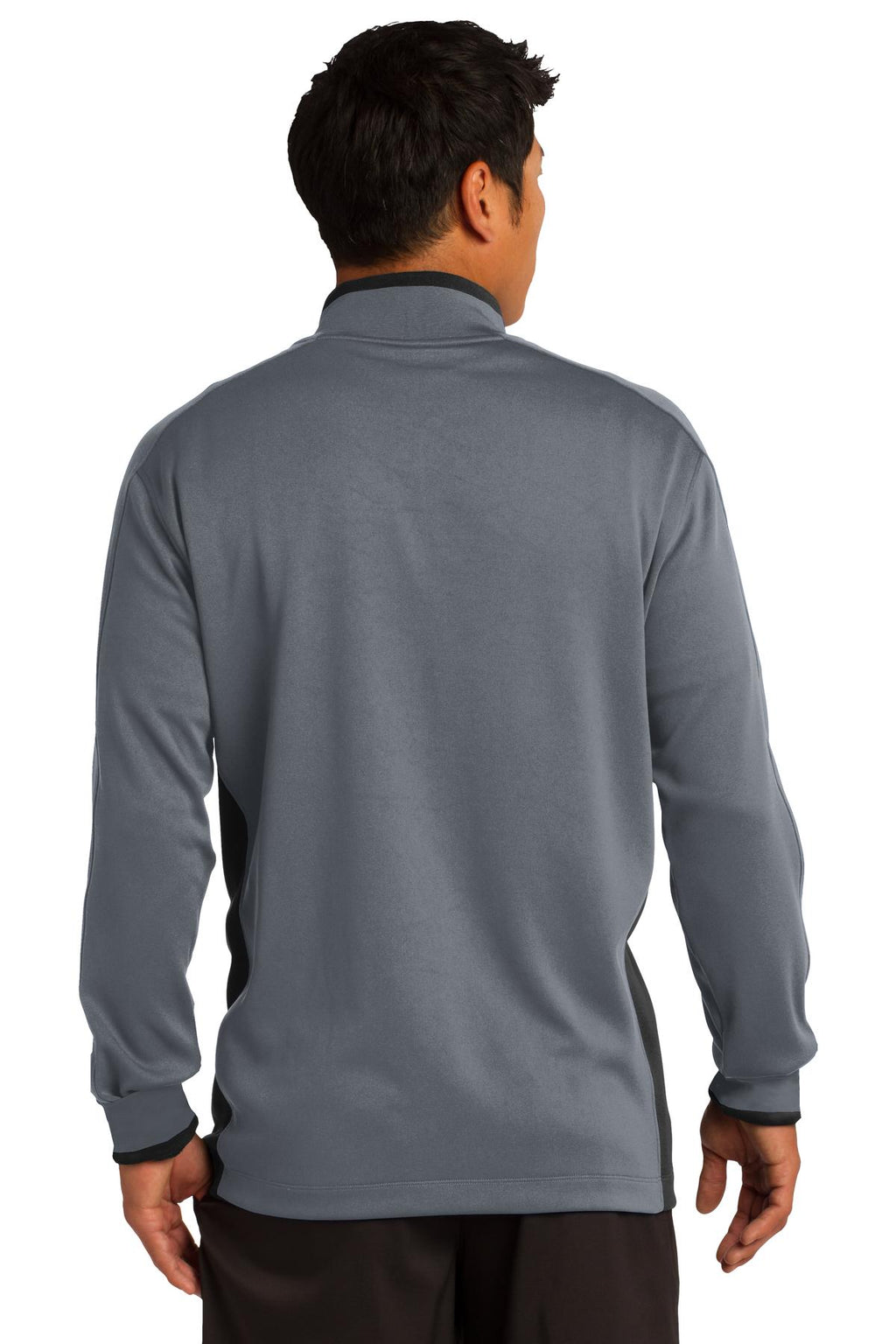 Nike Dri-FIT 1/2-Zip Cover-Up. 578673 - Dark Grey/ Black/ Sport Fuchsia - back