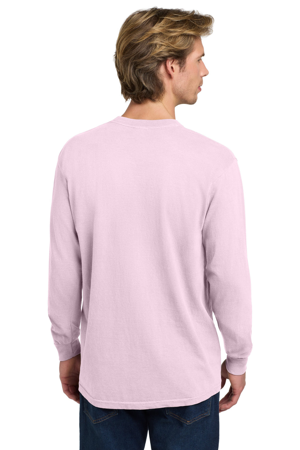 COMFORT COLORS Heavyweight Ring Spun Long Sleeve Tee. 6014 - Blossom - back