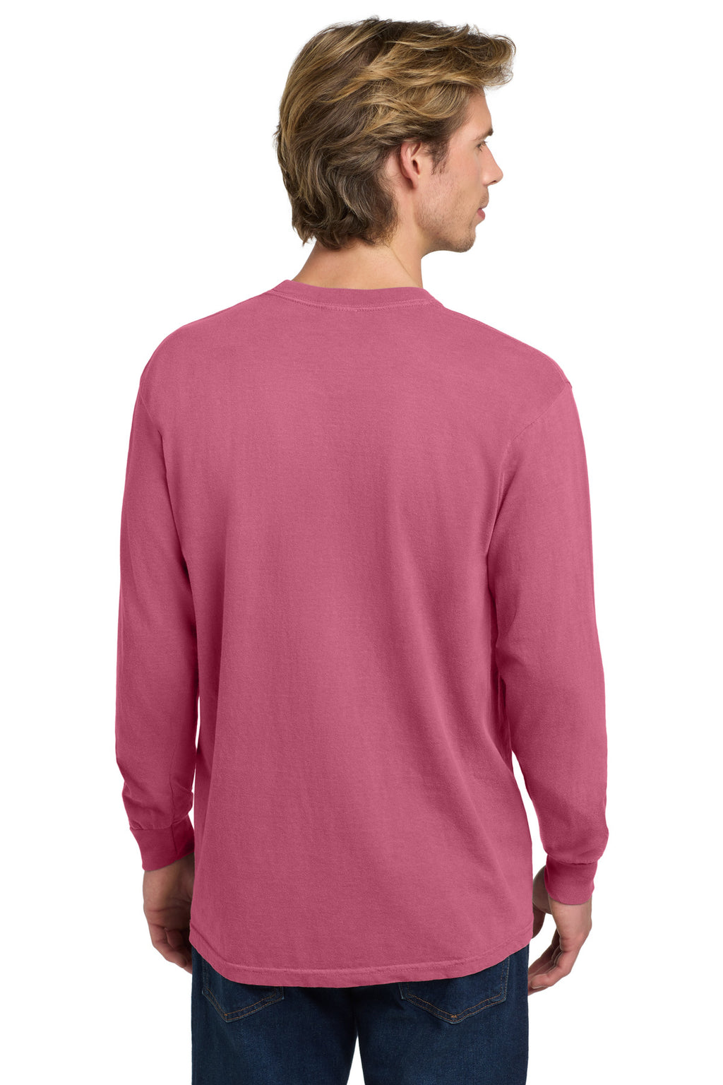 COMFORT COLORS Heavyweight Ring Spun Long Sleeve Tee. 6014 - Crunchberry - back