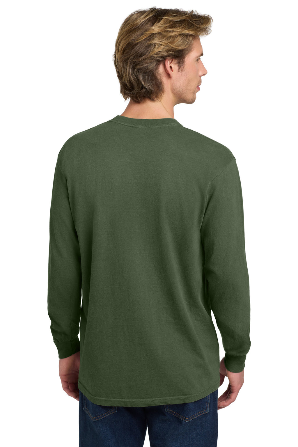 COMFORT COLORS Heavyweight Ring Spun Long Sleeve Tee. 6014 - Hemp - back