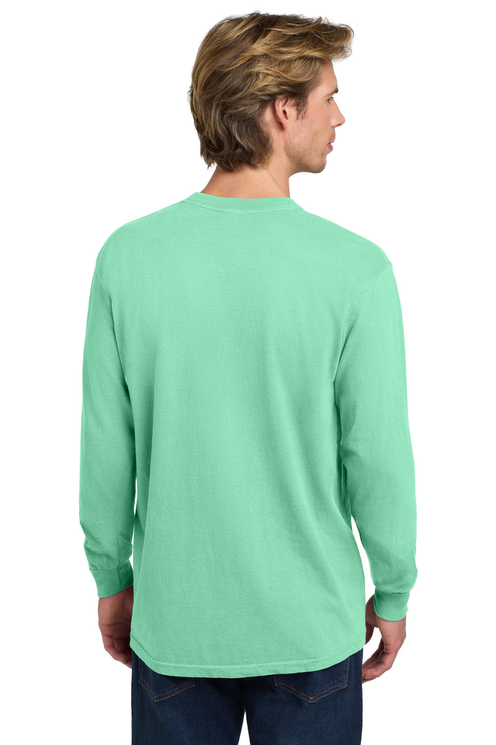 COMFORT COLORS Heavyweight Ring Spun Long Sleeve Tee. 6014 - Island Reef - back