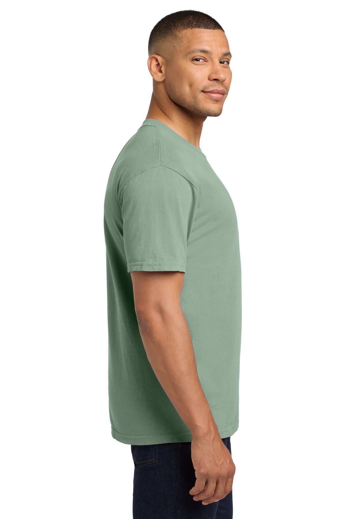 COMFORT COLORS Heavyweight Ring Spun Pocket Tee. 6030 - Bay - side