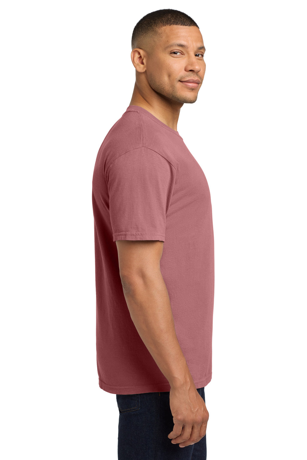 COMFORT COLORS Heavyweight Ring Spun Pocket Tee. 6030 - Brick - side