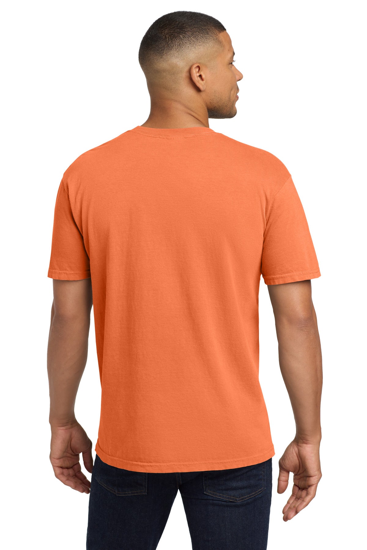 COMFORT COLORS Heavyweight Ring Spun Pocket Tee. 6030 - Burnt Orange - back
