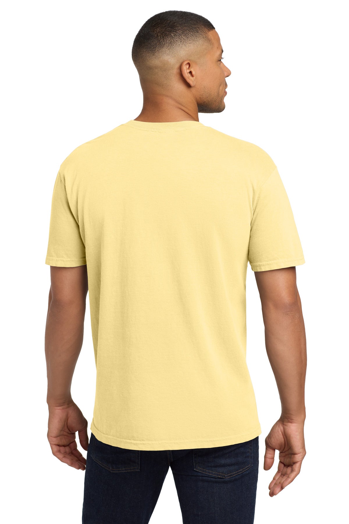 COMFORT COLORS Heavyweight Ring Spun Pocket Tee. 6030 - Butter - back