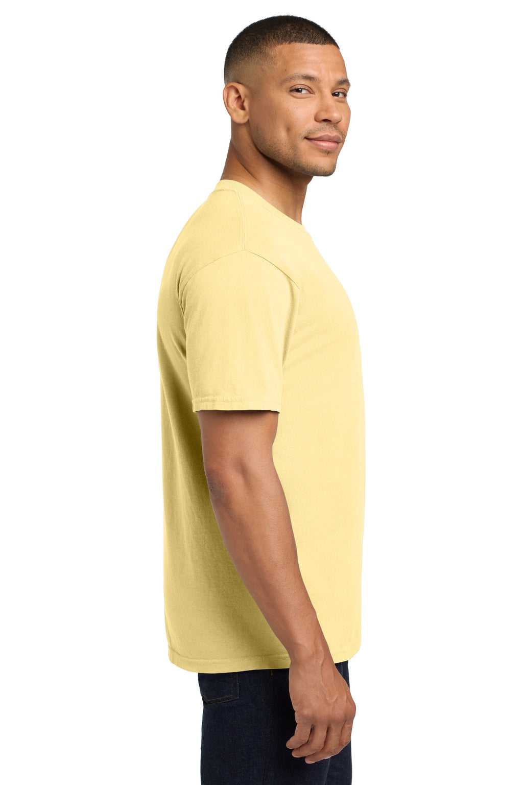 COMFORT COLORS Heavyweight Ring Spun Pocket Tee. 6030 - Butter - side
