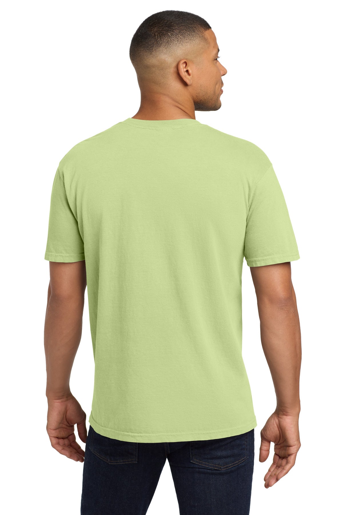 COMFORT COLORS Heavyweight Ring Spun Pocket Tee. 6030 - Celadon - back