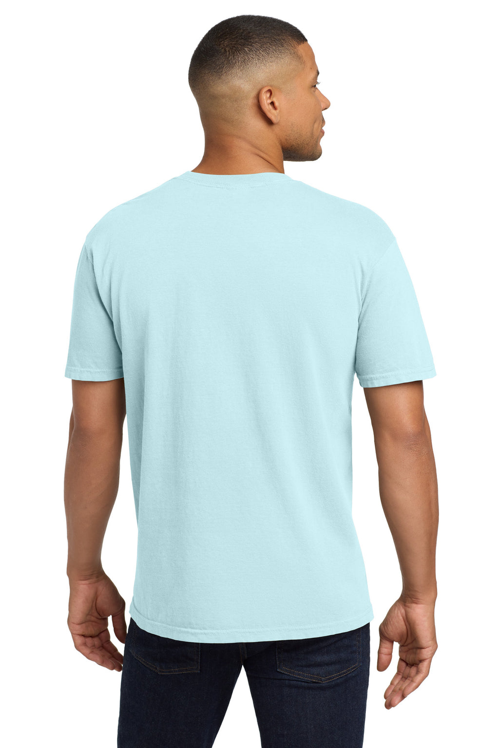 COMFORT COLORS Heavyweight Ring Spun Pocket Tee. 6030 - Chambray - back