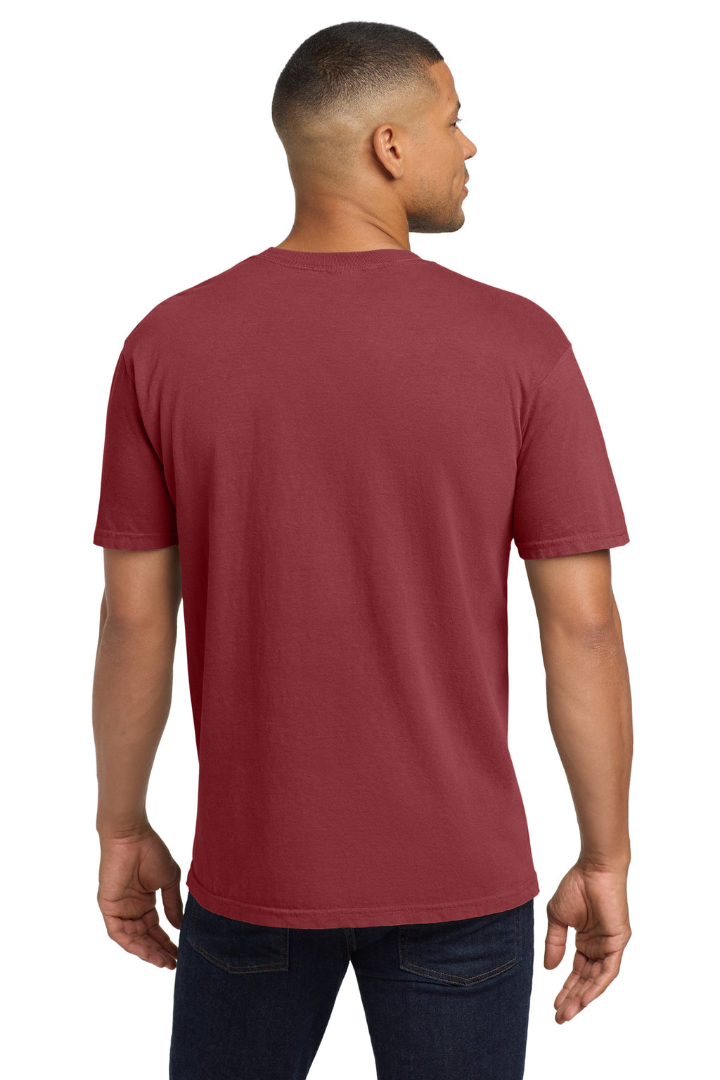 COMFORT COLORS Heavyweight Ring Spun Pocket Tee. 6030 - Chili - back