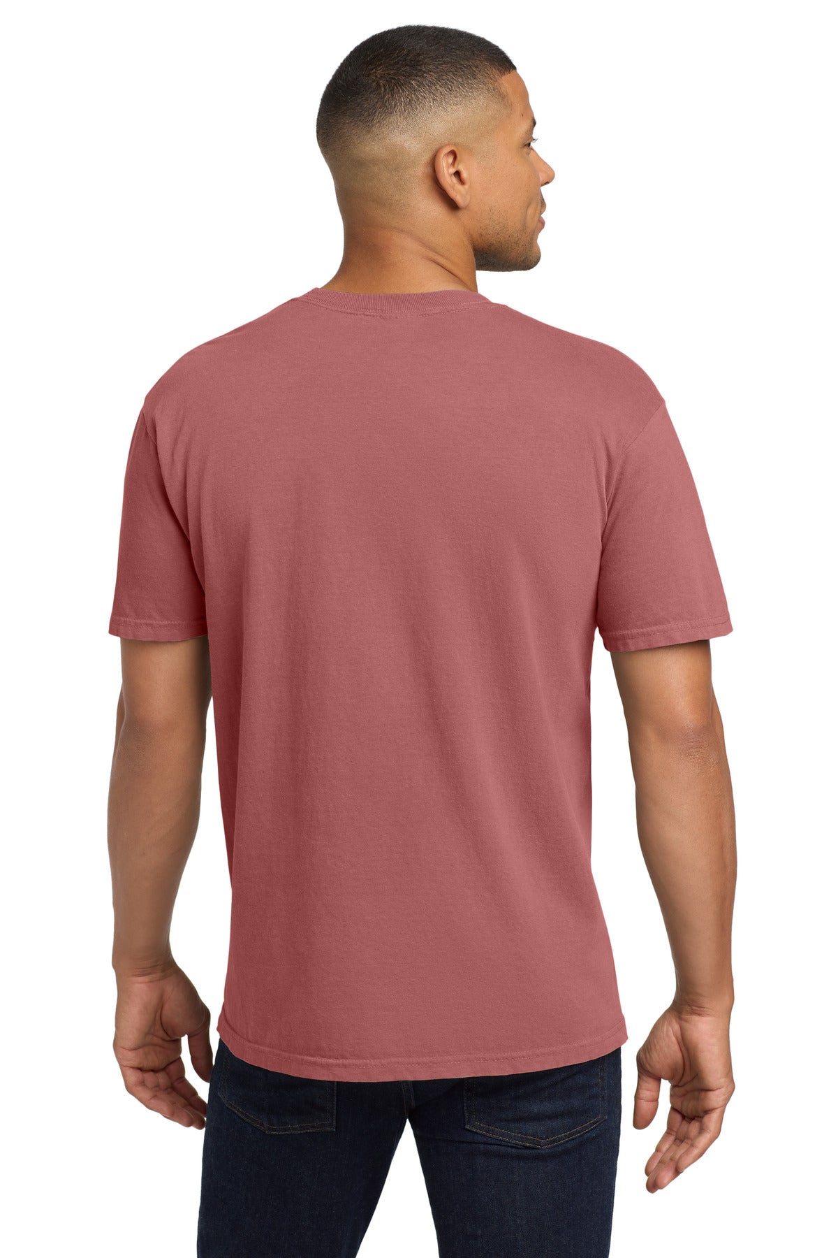 COMFORT COLORS Heavyweight Ring Spun Pocket Tee. 6030 - Crimson - back