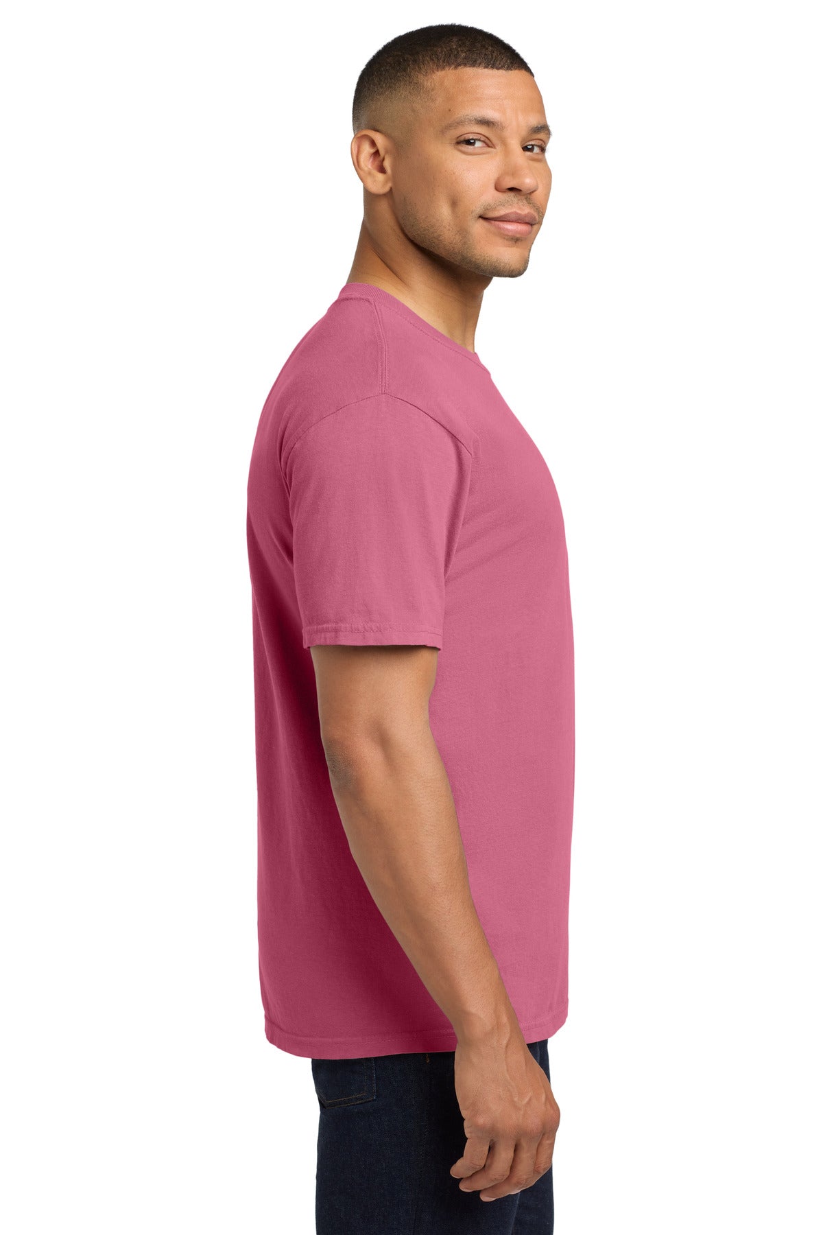 COMFORT COLORS Heavyweight Ring Spun Pocket Tee. 6030 - Crunchberry - side