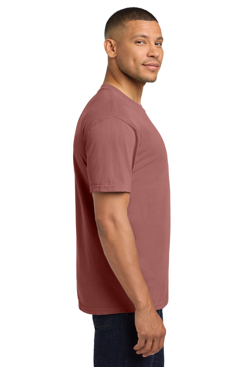COMFORT COLORS Heavyweight Ring Spun Pocket Tee. 6030 - Cumin - side