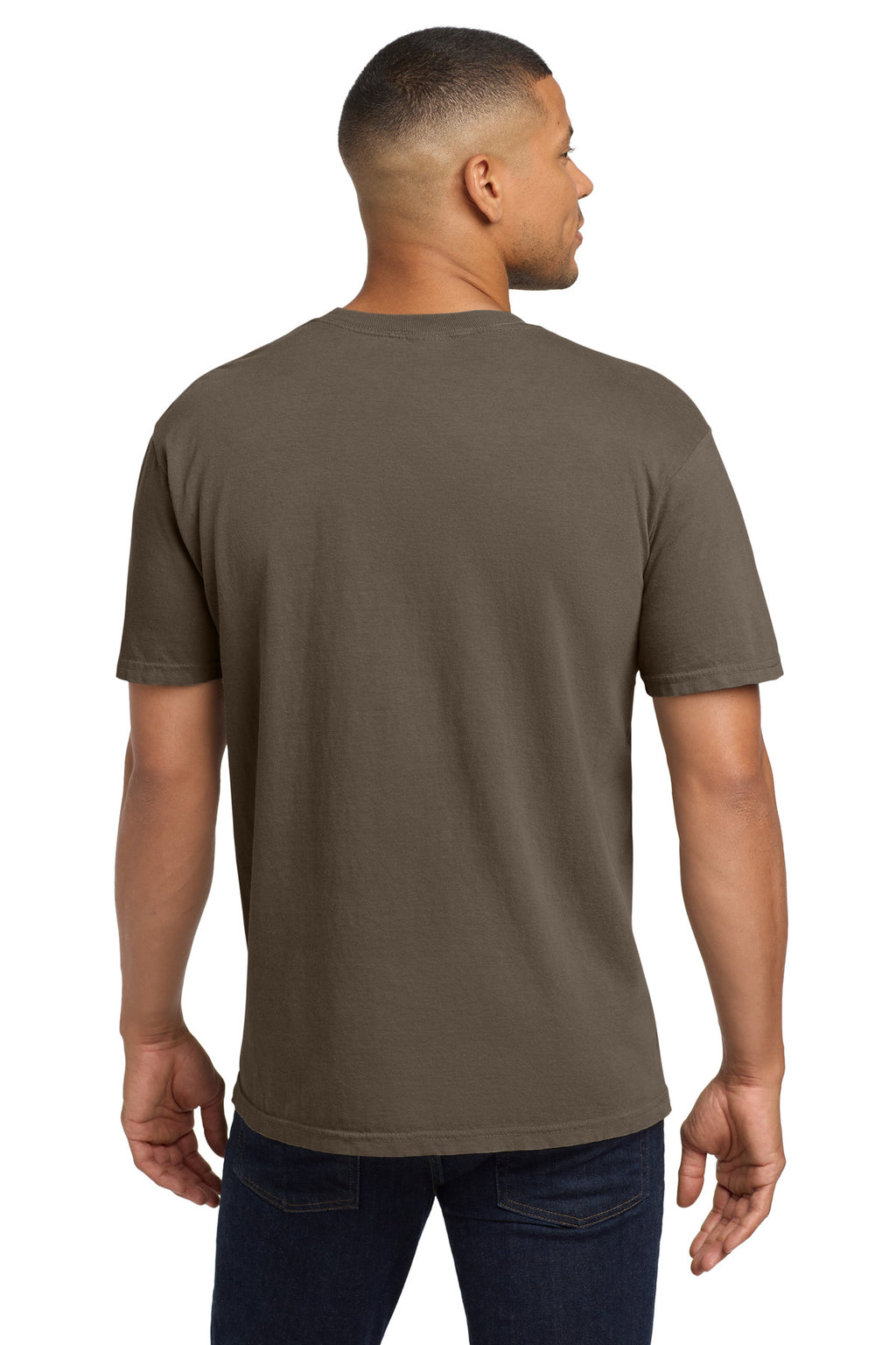 COMFORT COLORS Heavyweight Ring Spun Pocket Tee. 6030 - Espresso - back