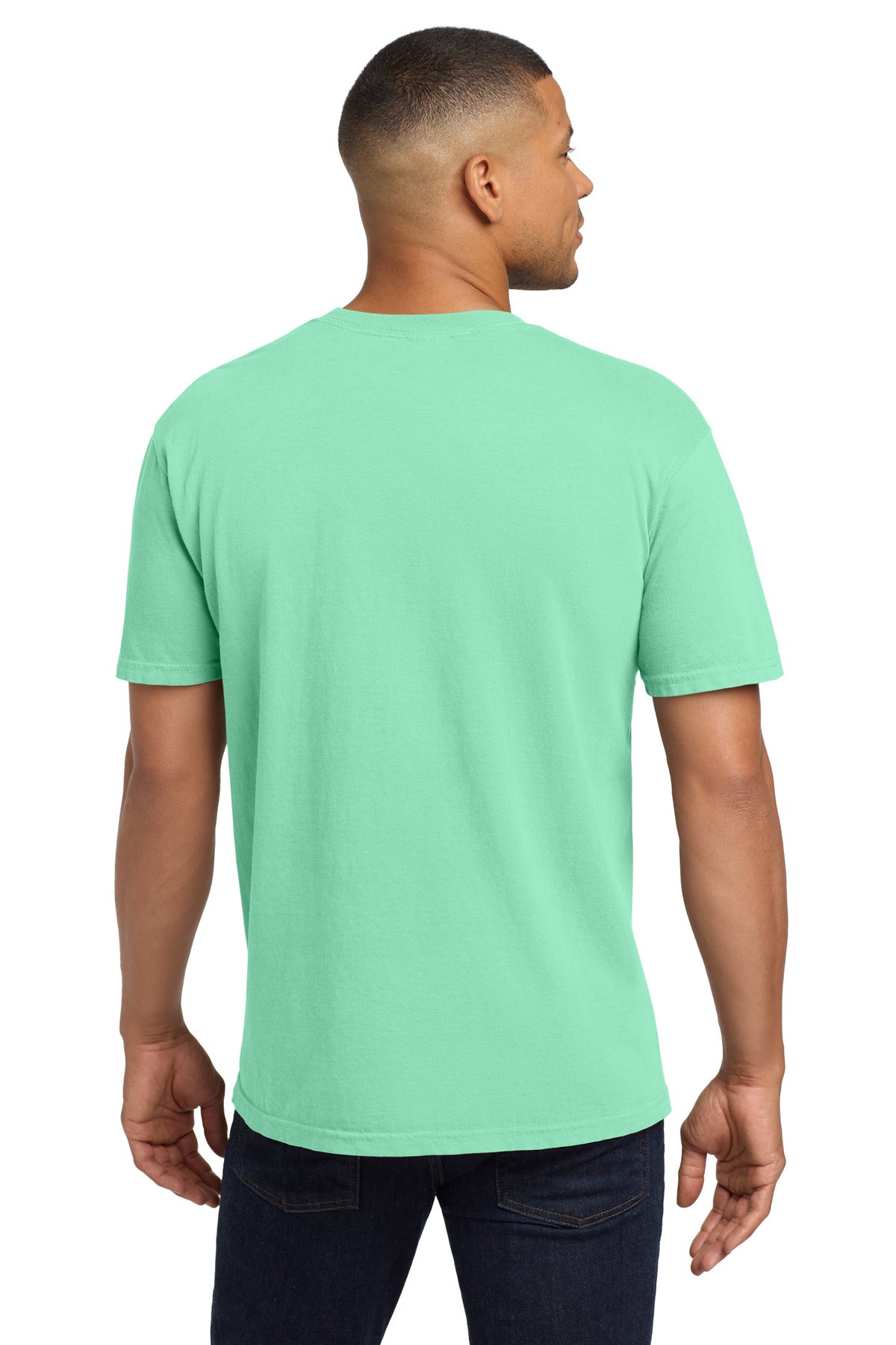 COMFORT COLORS Heavyweight Ring Spun Pocket Tee. 6030 - Island Reef - back
