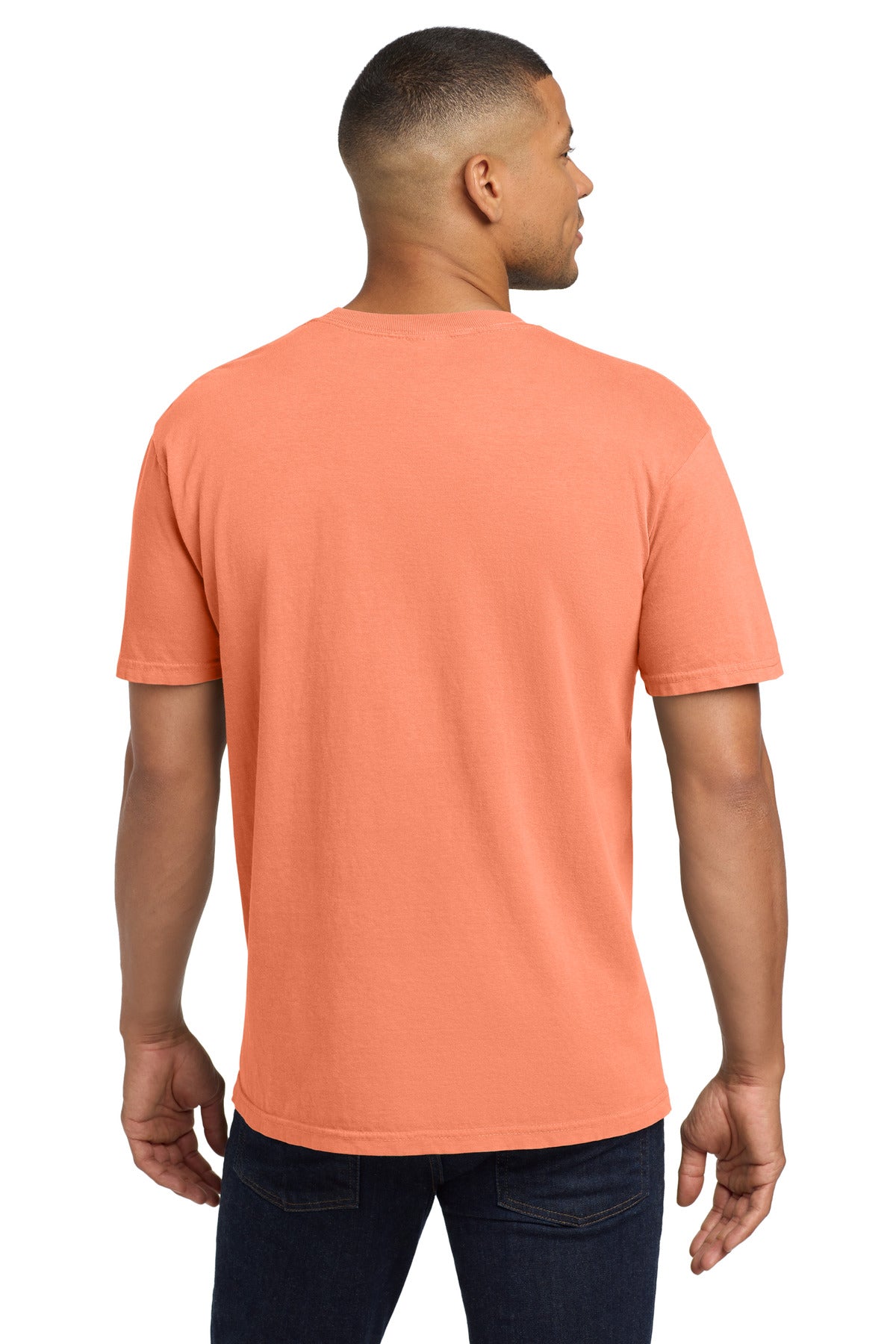 COMFORT COLORS Heavyweight Ring Spun Pocket Tee. 6030 - Melon - back