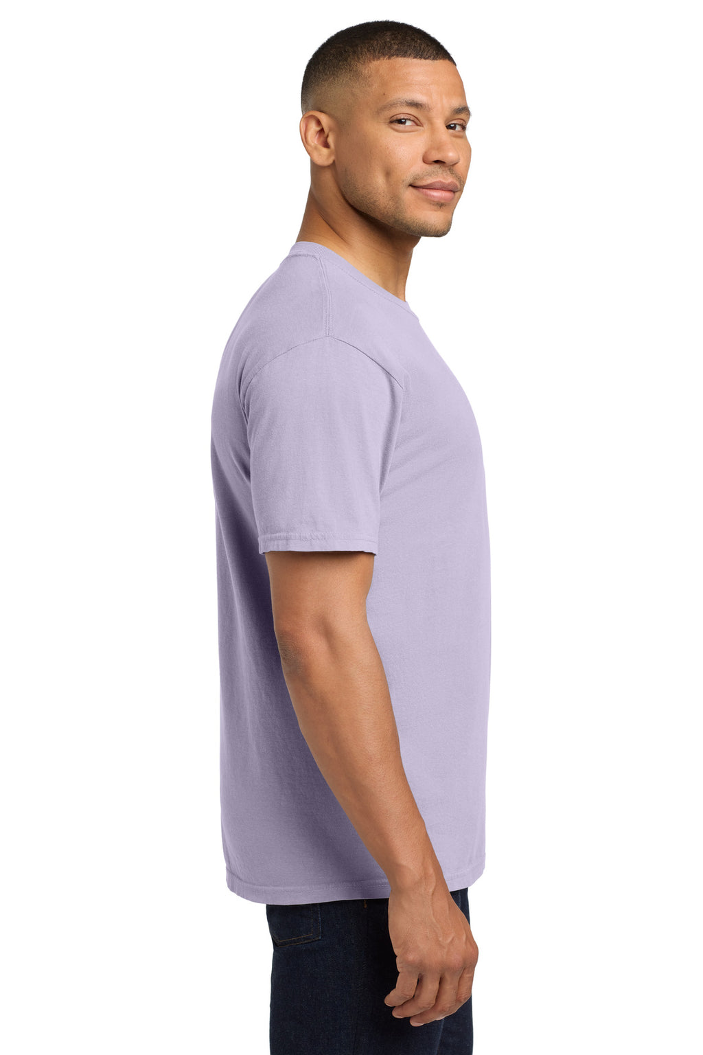 COMFORT COLORS Heavyweight Ring Spun Pocket Tee. 6030 - Orchid - side