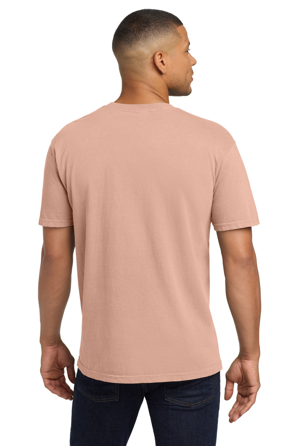 COMFORT COLORS Heavyweight Ring Spun Pocket Tee. 6030 - Peachy - back