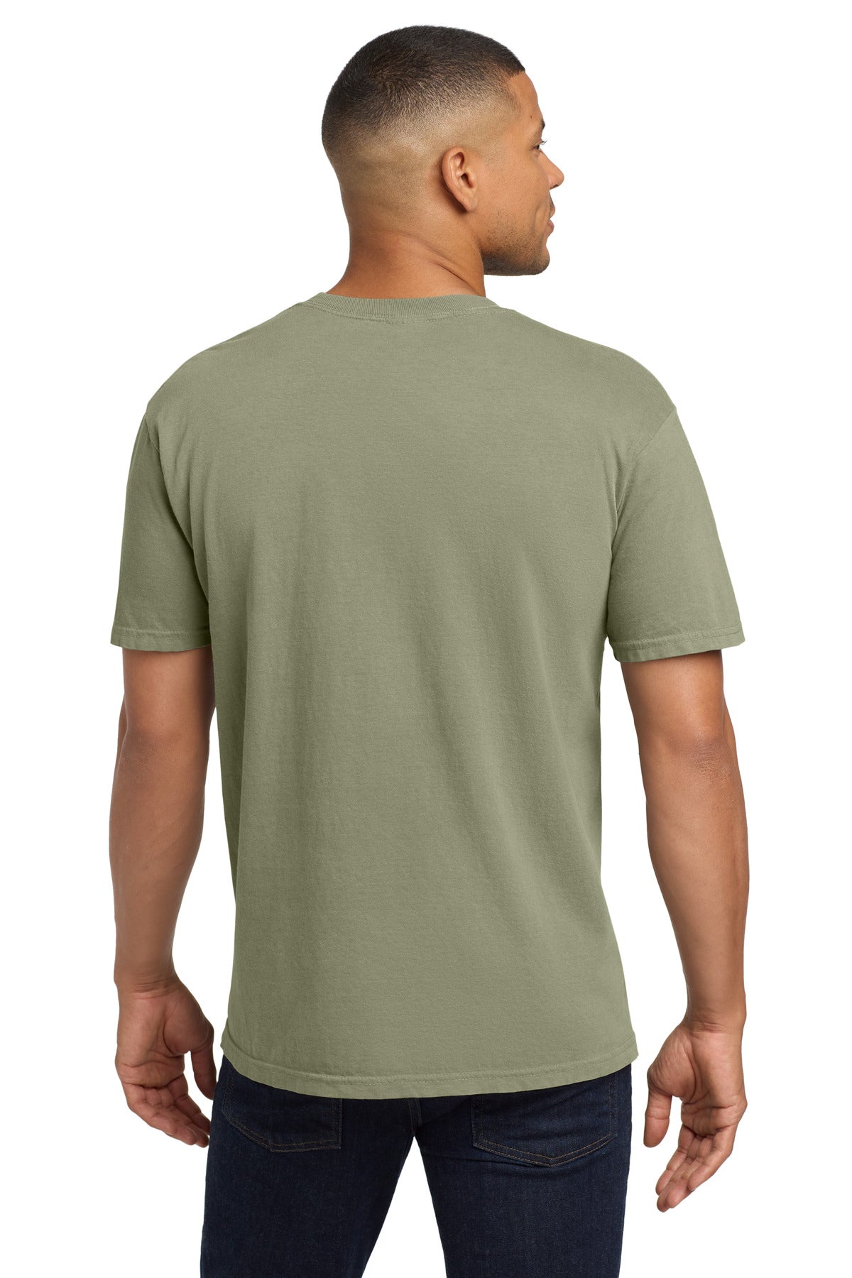 COMFORT COLORS Heavyweight Ring Spun Pocket Tee. 6030 - Sandstone - back