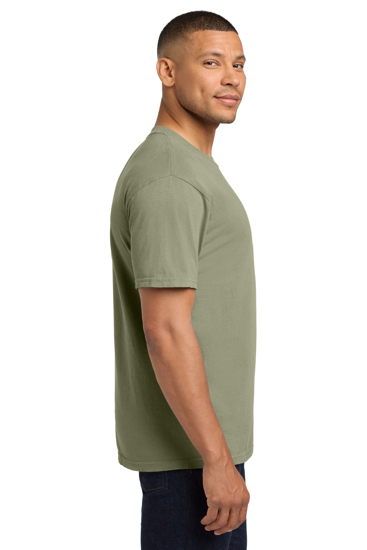 COMFORT COLORS Heavyweight Ring Spun Pocket Tee. 6030 - Sandstone - side