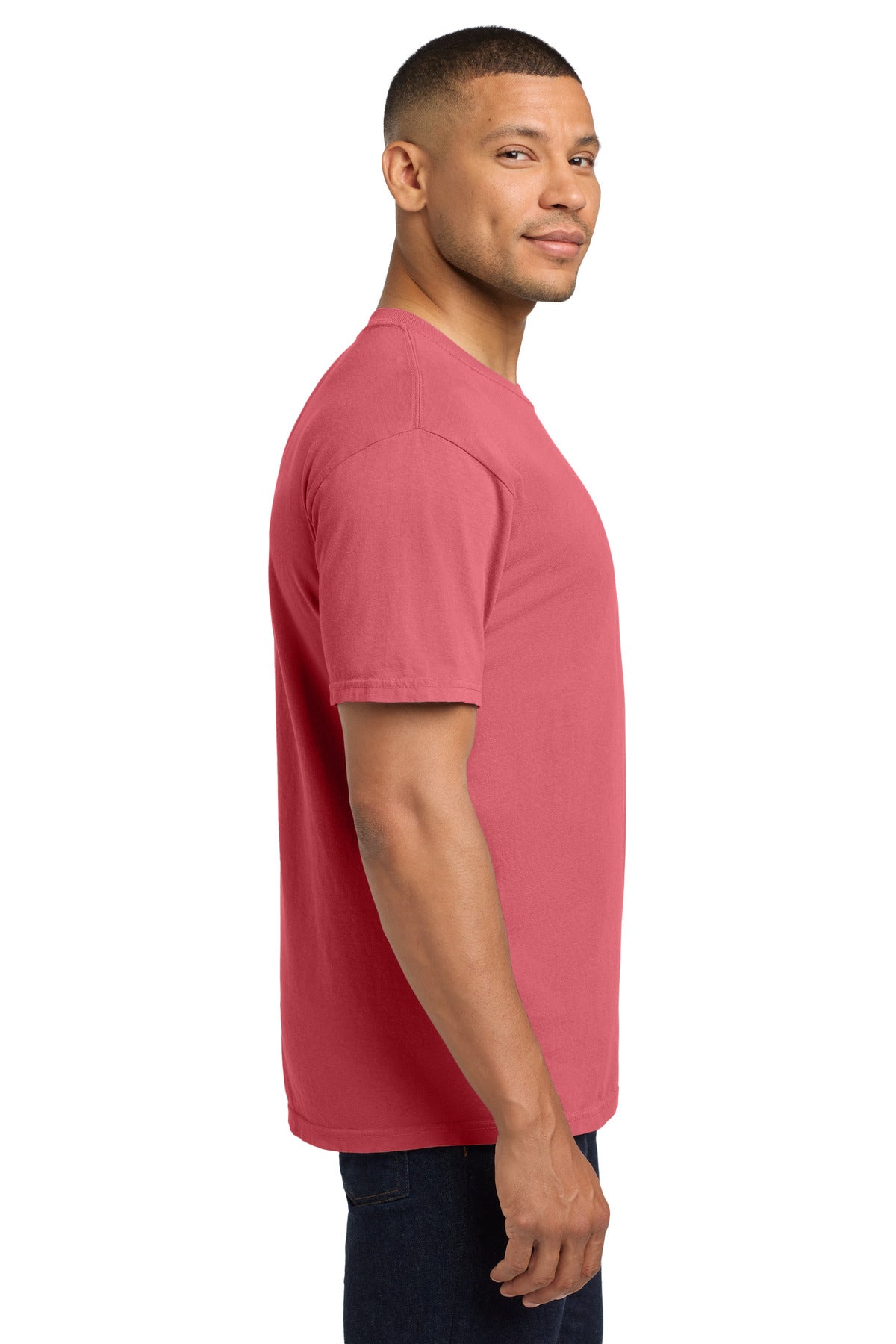 COMFORT COLORS Heavyweight Ring Spun Pocket Tee. 6030 - Watermelon - side
