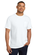 COMFORT COLORS Heavyweight Ring Spun Pocket Tee. 6030 - White - front